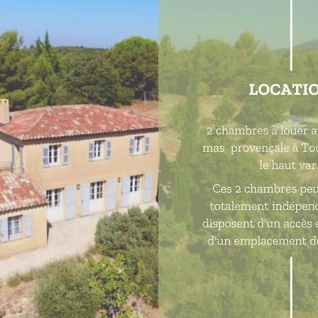 Chambres en campagne Tourtour Exterior foto